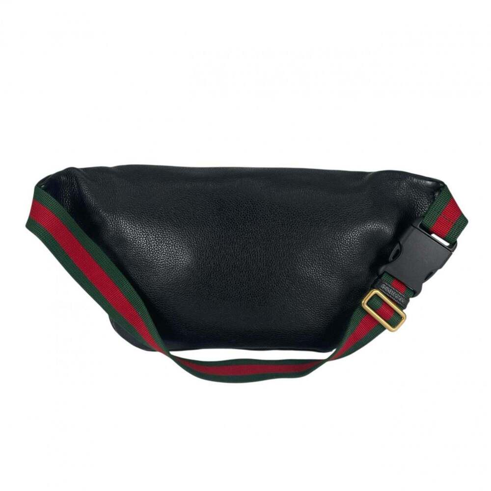 GUCCI Black Leather Fanny Pack - Picture 3 of 16